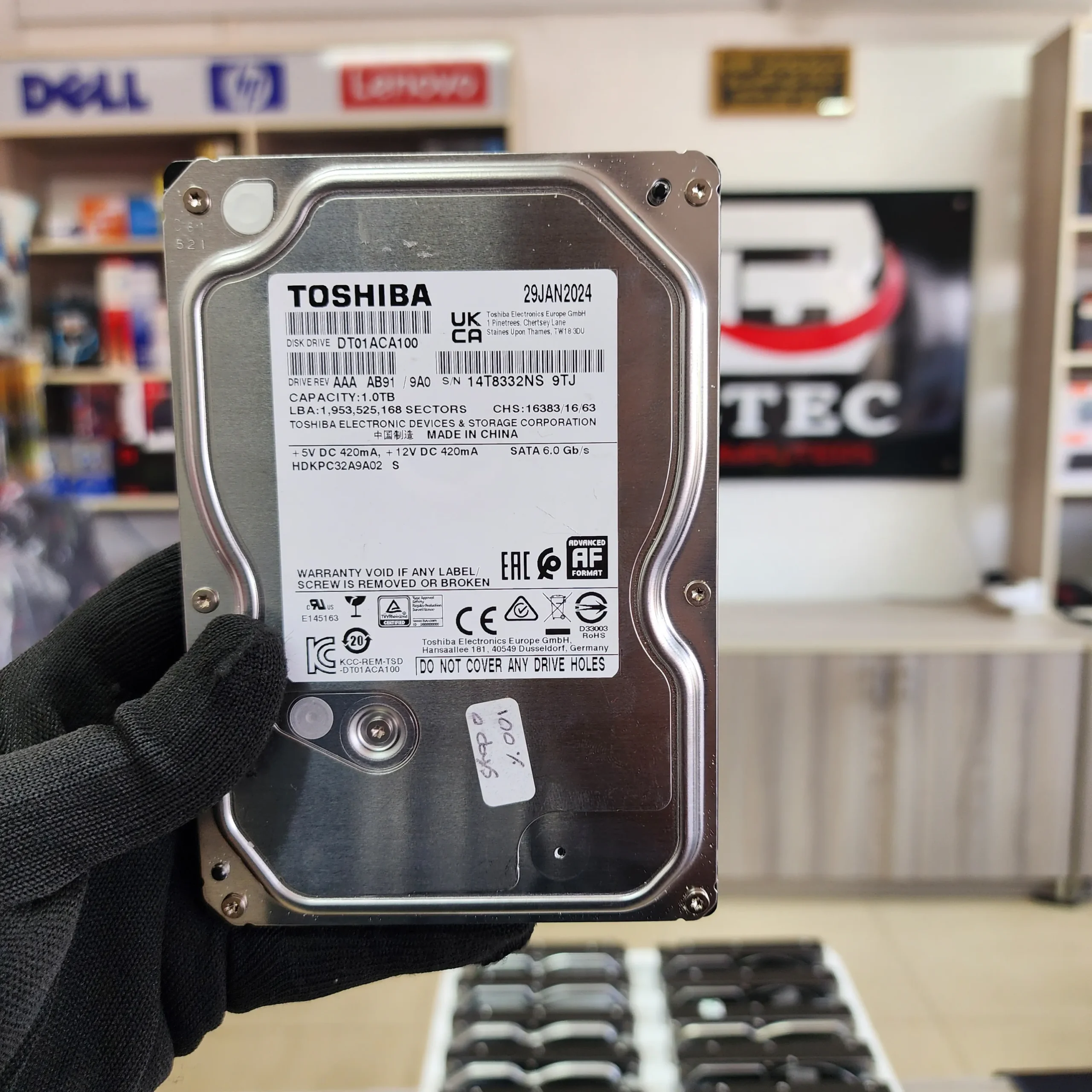 USED 1TB DESKTOP HARD DISK