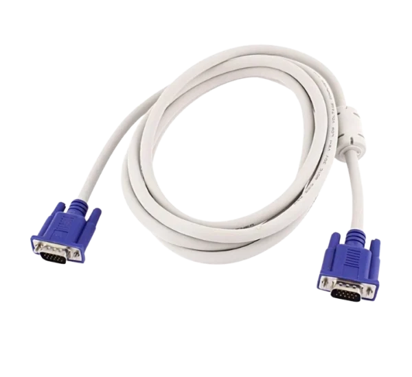 VGA CABLE - WHITE 1.5M