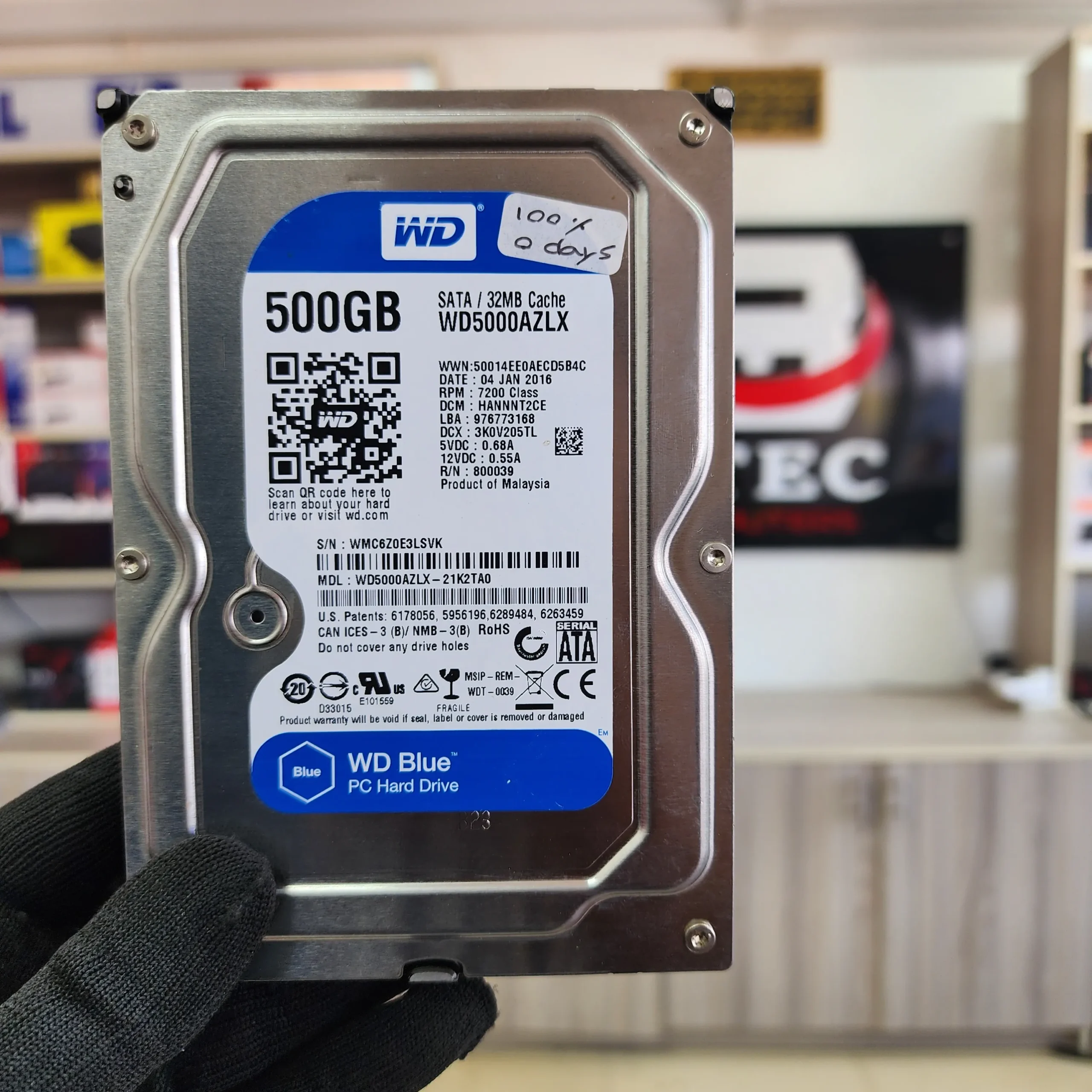 USED 500GB DESKTOP HARD DISK