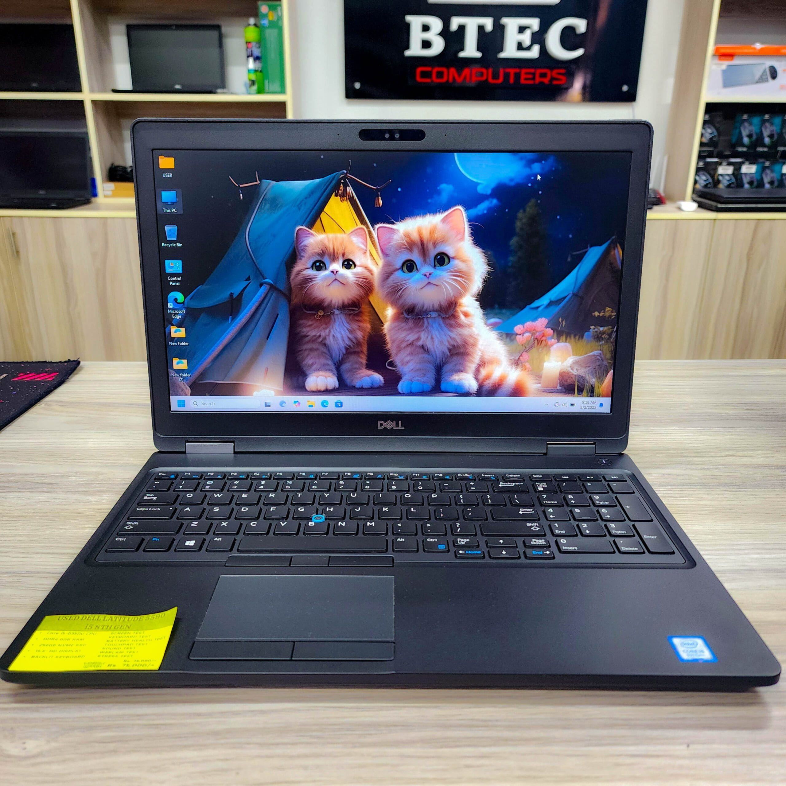 USED DELL LATITUDE E5590 I5 8TH GEN LAPTOP
