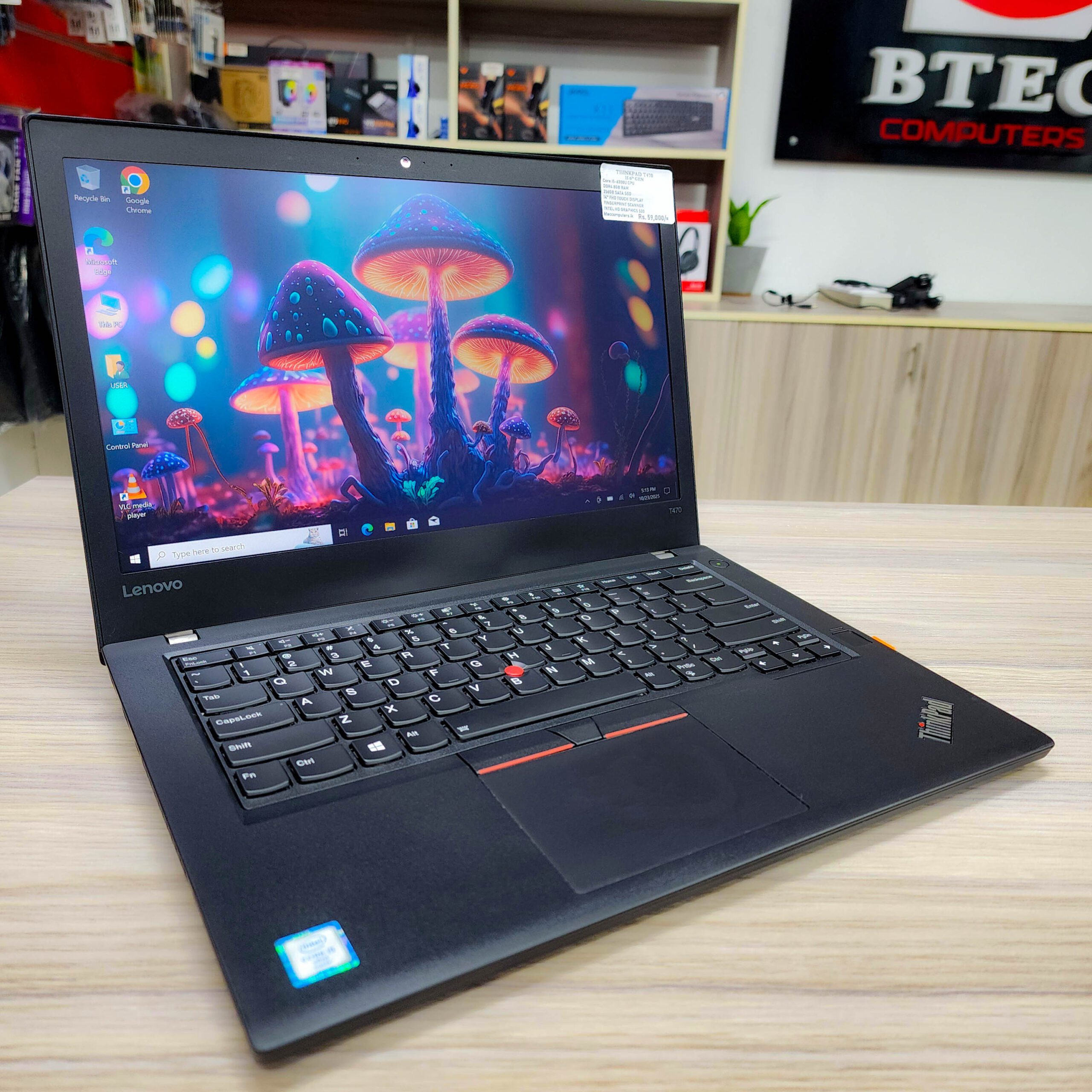 USED LENOVO THINKPAD T470 I5 6TH GEN TOUCH LAPTOP - Image 2