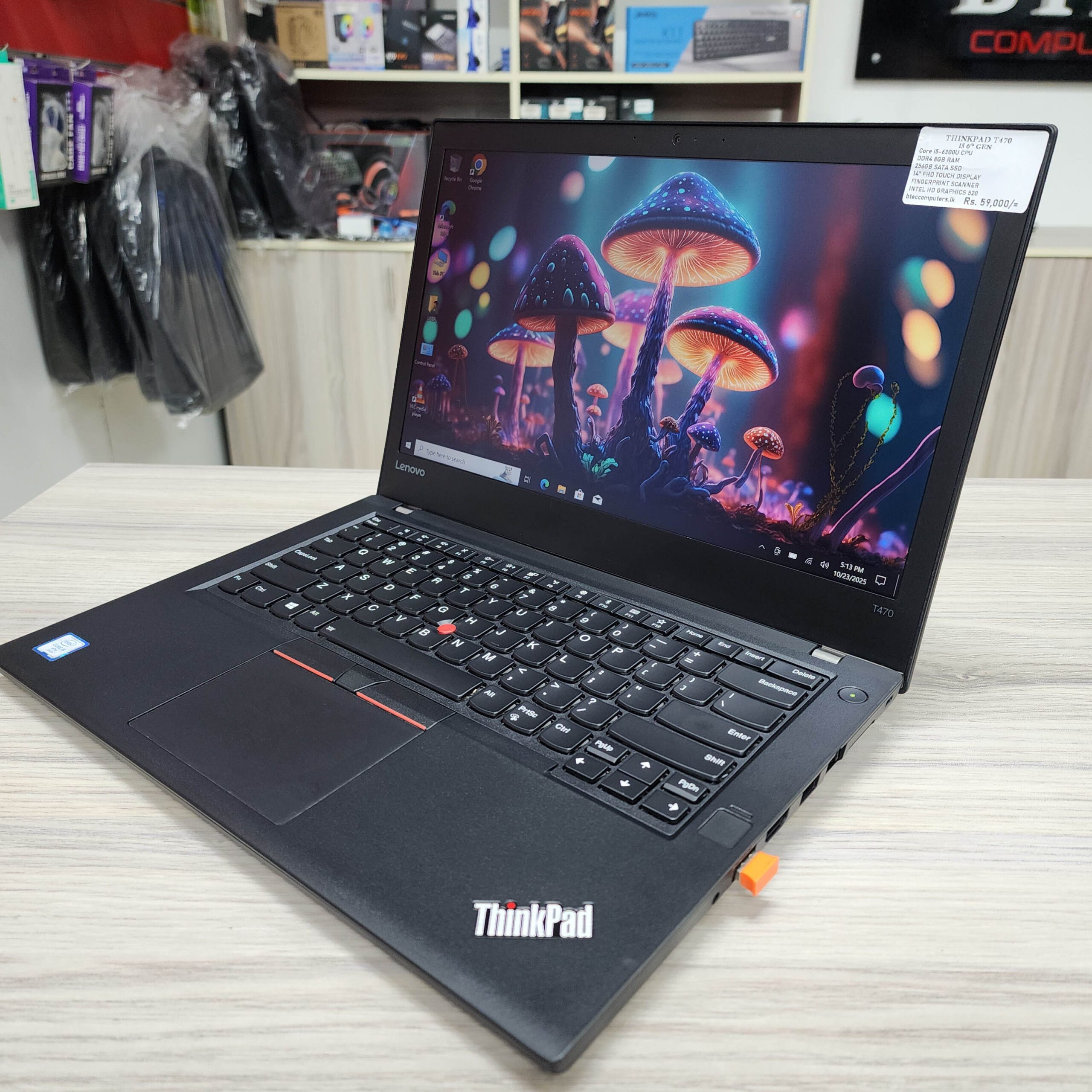 USED LENOVO THINKPAD T470 I5 6TH GEN TOUCH LAPTOP - Image 3