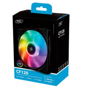 CF-120 ARGB 120MM PC COOLING FAN KIT – 3 PACK (3-IN-1)